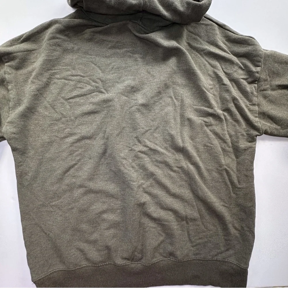 Buffalo David Bitton olive green long sleeve pullover hoodie‎ women’s large